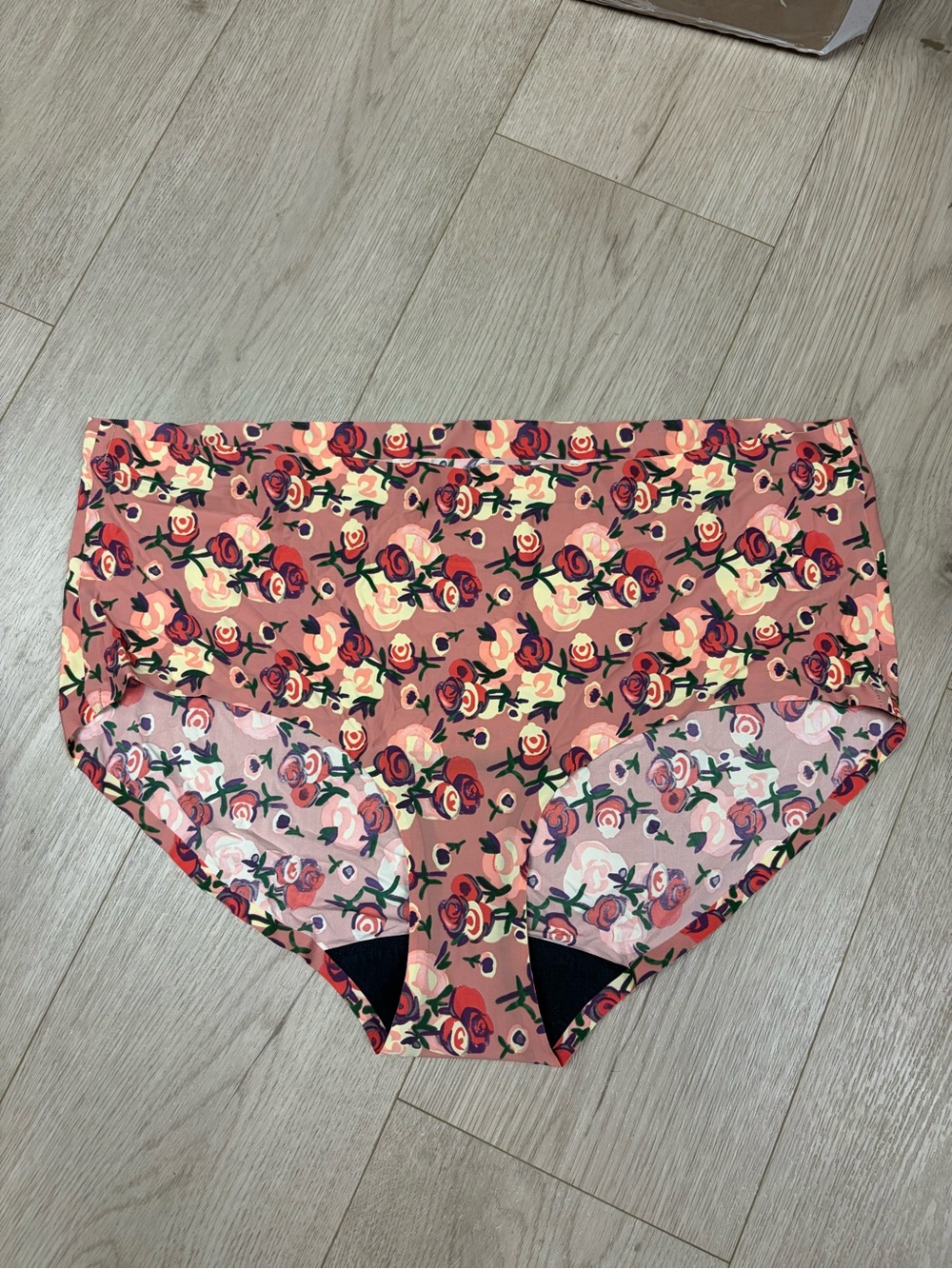 Anna Sui x Knix Womens Leakproof No-Show High-Rise Underwear- Spring Court Bloom